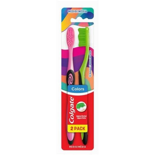 Escova Dental Colgate Colors Pack C/2 Unidades Escova Dental Colgate Colors Pack C/2 Unidades