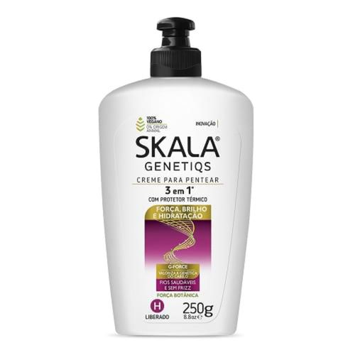 Creme Para Pentear Skala 250g Genetiqs Força E Brilho Creme Para Pentear Skala 250g Genetiqs Força E Brilho
