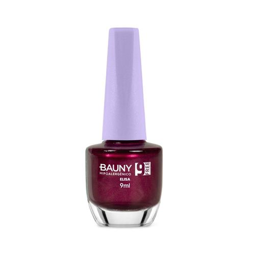 Bauny Esmalte Metalizado 9Free 9ml - Cor Elisa Bauny Esmalte Metalizado 9Free 9ml - Cor Elisa