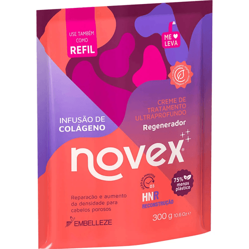 Creme Para Tratamento Novex Refil 300g Infusão De Colágeno Creme Para Tratamento Novex Refil 300g Infusão De Colágeno
