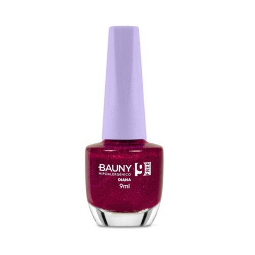 Bauny Esmalte Glitter 9Free 9ml - Cor Diana Bauny Esmalte Glitter 9Free 9ml - Cor Diana