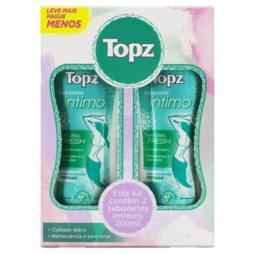 Sabonete Intimo Topz 200ml Natural Fresh Sabonete Intimo Topz 200ml Natural Fresh