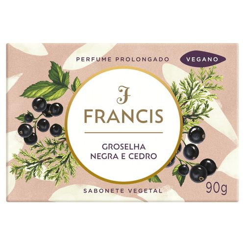 Sabonete Francis Clássico 90g Preto