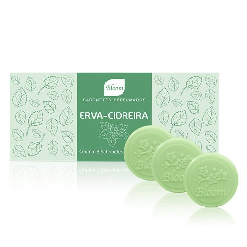 Sabonete Bloom Estojo Com 3x90g Erva Cidreira Sabonete Bloom Estojo Com 3x90g Erva Cidreira
