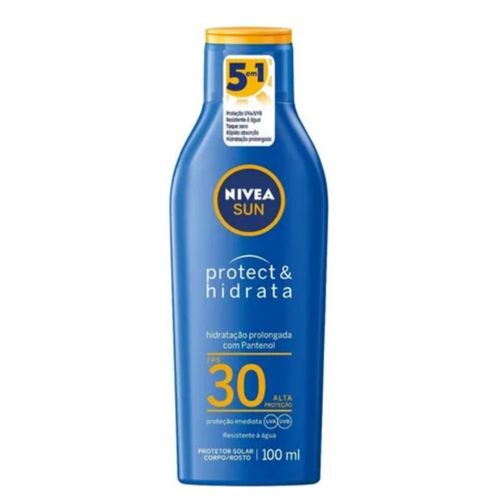 Protetor Solar Nivea 100ml Protect Fps30 Protetor Solar Nivea 100ml Protect Fps30