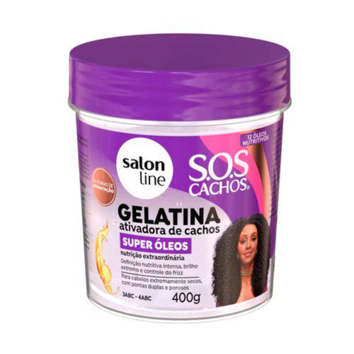 Gelatina Salon Line 400g Sos Super Óleos Gelatina Salon Line 400g Sos Super Óleos