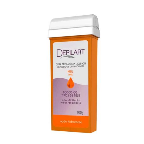 Depilador De Cera Depilart Rollon 100g Mel Depilador De Cera Depilart Rollon 100g Mel