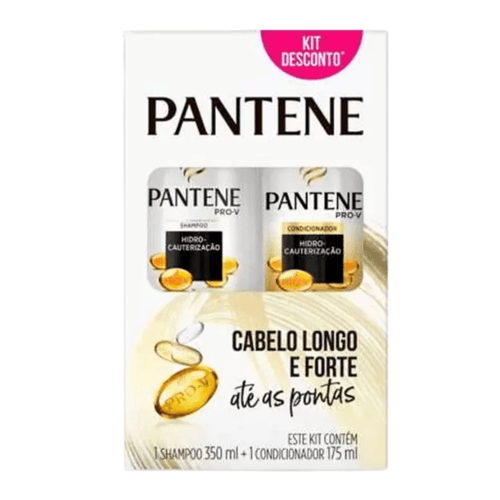 Kit Pantene Hidro Cauterização Shampoo 350Ml + Condicionador 175Ml