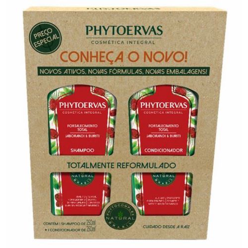 Kit Phytoervas Shampoo 250ml + Condicionador 250ml Fortalecimento Total Kit Phytoervas Shampoo 250ml + Condicionador 250ml Fortalecimento Total