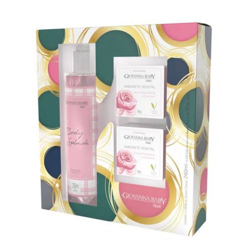 Kit Giovanna Baby Body Splash + 2 Sabonetes 90g Classic Kit Giovanna Baby Body Splash + 2 Sabonetes 90g Classic
