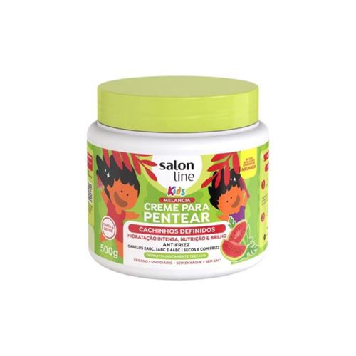 Creme Para Pentear Infantil Salon Line 500g Melância Cachinhos Definidos Creme Para Pentear Infantil Salon Line 500g Melância Cachinhos Definidos