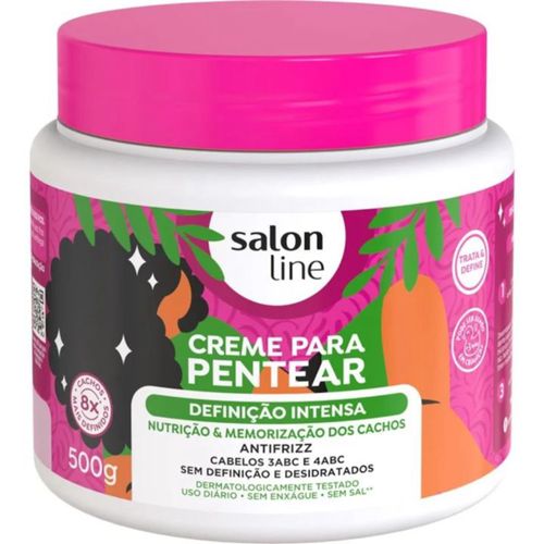 Creme Para Pentear Salon Line 500g Definição Intensa Creme Para Pentear Salon Line 500g Definição Intensa