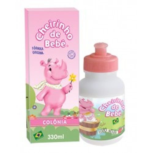 Colônia Cheirinho De Bebê Rosa 210ml Colônia Cheirinho De Bebê Rosa 210ml