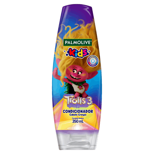 Condicionador Trolls 3 Palmolive Kids Frasco 350ml Condicionador Trolls 3 Palmolive Kids Frasco 350ml