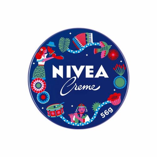 Creme Nivea 56g Latinha Ritmo Brasileiro Creme Nivea 56g Latinha Ritmo Brasileiro