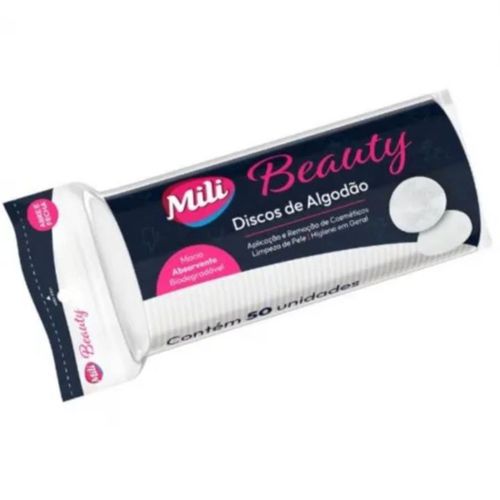 Algodao Disco Mili Beauty 50g Algodao Disco Mili Beauty 50g