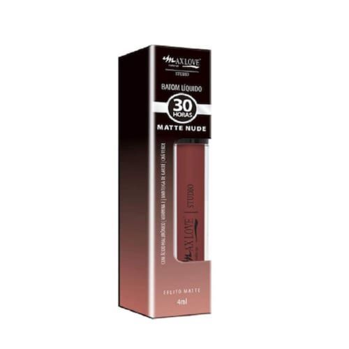 Batom Líquido Matte 30 Horas Nude Cor: 656 Max Love Batom Líquido Matte 30 Horas Nude Cor: 656 Max Love