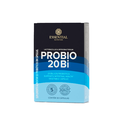 Probio 20Bi Probiótico Essential Nutrition 30 Cápsulas Probio 20Bi Probiótico Essential Nutrition 30 Cápsulas