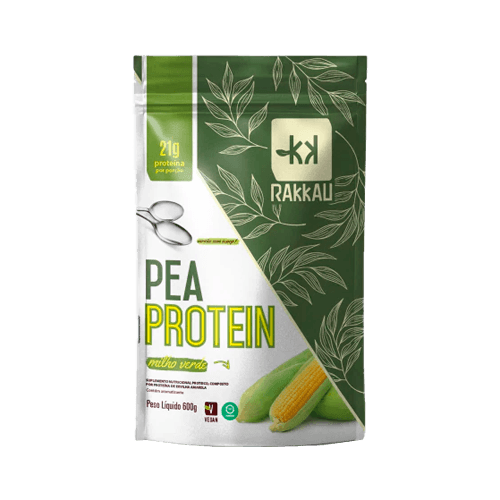 Pea Protein Milho Verde Vegana Rakkau 600g Pea Protein Milho Verde Vegana Rakkau 600g