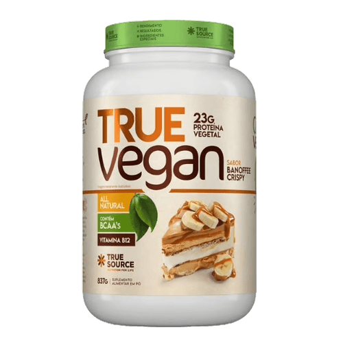 Proteína True Vegan Banoffee Crispy True Source 837g Proteína True Vegan Banoffee Crispy True Source 837g