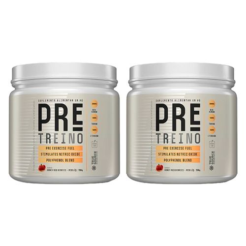 Kit 2X: Pré Treino Honey Red Berries True Source 390g Kit 2X: Pré Treino Honey Red Berries True Source 390g