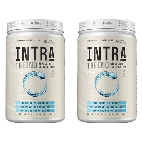 Kit 2X: Repositor Eletrolítico Intra Treino Neutro True Source 810g
