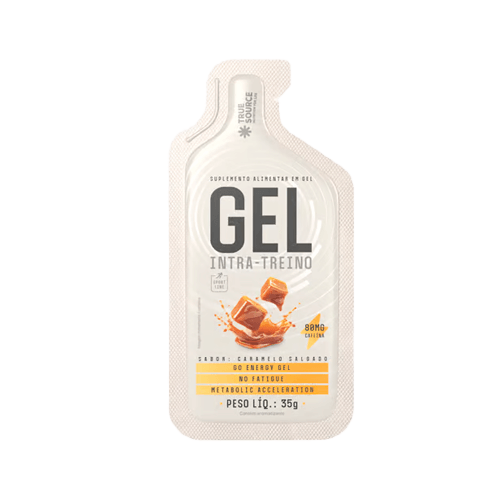Gel Intra Treino Caramelo Salgado + Cafeína True Source 35g