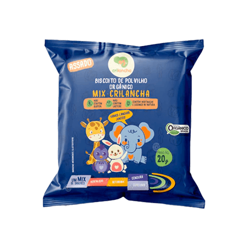 Biscoito de Polvilho Mix Vegano Orgânico Crilancha 20g