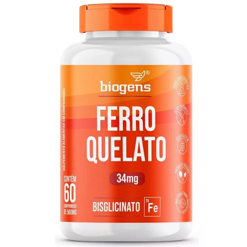BIOGENS FERRO QUELATO 34MG 60 CAPS