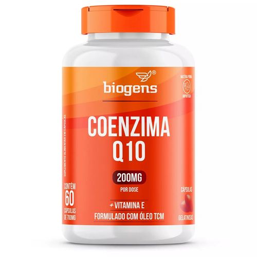 BIOGENS COENZIMA Q10 200MG + VITAMINA E 60 CAPS