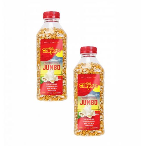 2x Milho Pipoca Grande Gourmet - Tipo Jumbo Butterfly - 685g