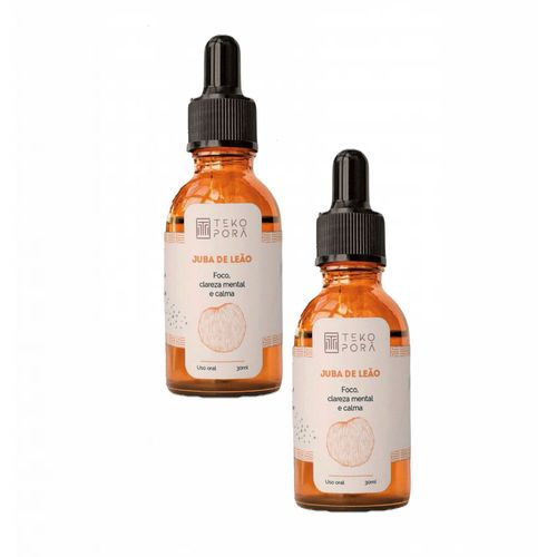 2x Extrato Juba De Leão- Hericium Erinaceus- Lions Mane-30ML Sem Sabor 2x Extrato Juba De Leão- Hericium Erinaceus- Lions Mane-30ML Sem Sabor