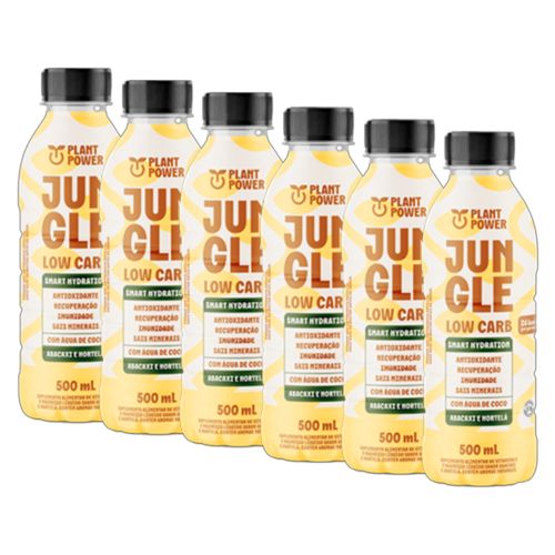 Kit 6X: Bebida Isotônica Low Carb Abacaxi e Hortelã Jungle 500ml