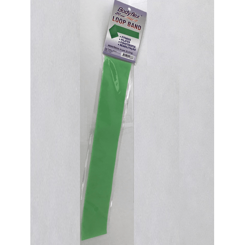 Faixa Elástica Circular Loop Band - Extra Leve - Verde - Bodyflex