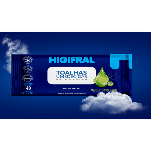 Toalhas Umedecidas para o Corpo - Higifral Toalhas Umedecidas para o Corpo - Higifral