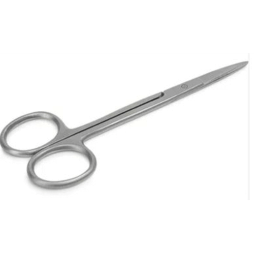 Tesoura Iris Reta - 12 cm – Estéril - Descartável - Kolplast Tesoura Iris Reta - 12 cm – Estéril - Descartável - Kolplast