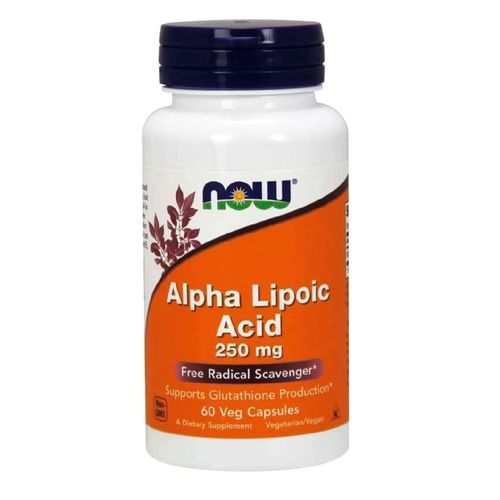 ÁCID ALFA LIPOICO 250mg 60 CAPSULAS NOW FOODS ÁCID ALFA LIPOICO 250mg 60 CAPSULAS NOW FOODS