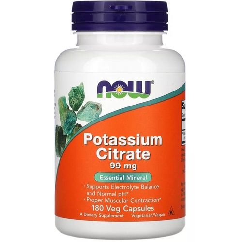 Potássio Citrate 99 mg 180 Cáps. Now Foods Potássio Citrate 99 mg 180 Cáps. Now Foods
