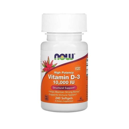 Vitamina D3 10.000 IU 240 Softgels Now Foods Vitamina D3 10.000 IU 240 Softgels Now Foods