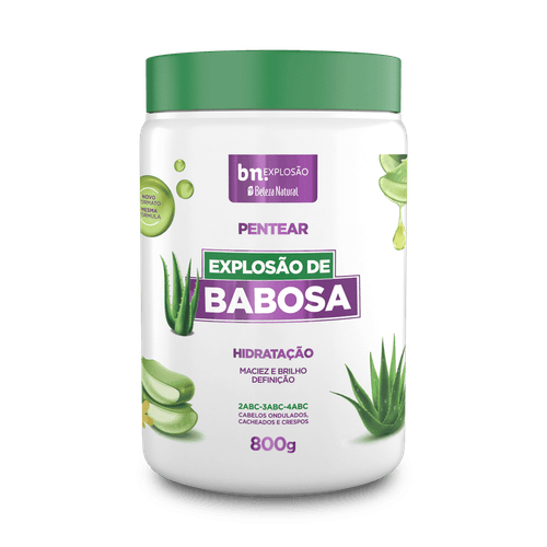 Creme De Pentear Explosão De Babosa 800G | Bn.cachos