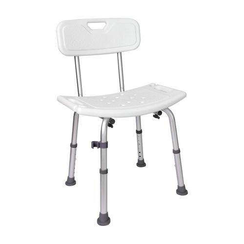 Banco para Banho com Encosto Mercur - Até 135kg Banco para Banho com Encosto Mercur - Até 135kg