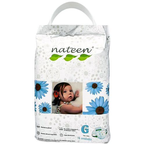Fralda Slip Infantil Premium Nateen - G - 16 unidades Fralda Slip Infantil Premium Nateen - G - 16 unidades