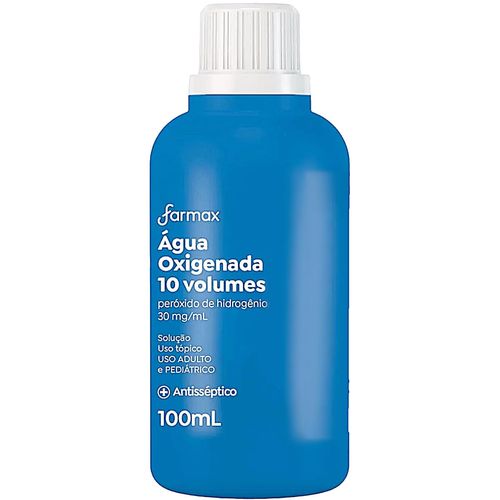 Água Oxigenada 10 volumes Farmax - 100 ml Água Oxigenada 10 volumes Farmax - 100 ml