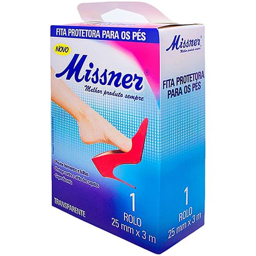 Fita Protetora para os Pés Missner - 25mm x 3m Fita Protetora para os Pés Missner - 25mm x 3m