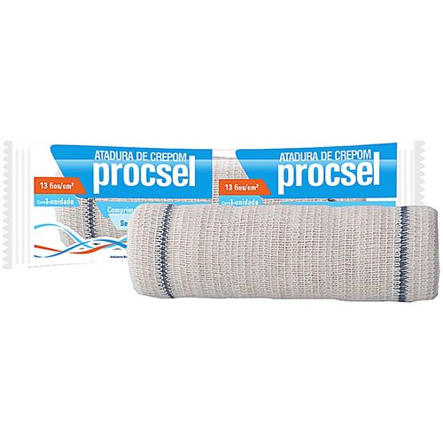 Atadura de Crepom Procsel 13 Fios - 20cm x 1,80m Atadura de Crepom Procsel 13 Fios - 20cm x 1,80m