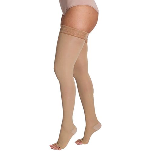 Meia de Compressão 7/8 6000 Venosan - Bege - 30-40mmHg - Pé Aberto - Tamanho M Meia de Compressão 7/8 6000 Venosan - Bege - 30-40mmHg - Pé Aberto - Tamanho M