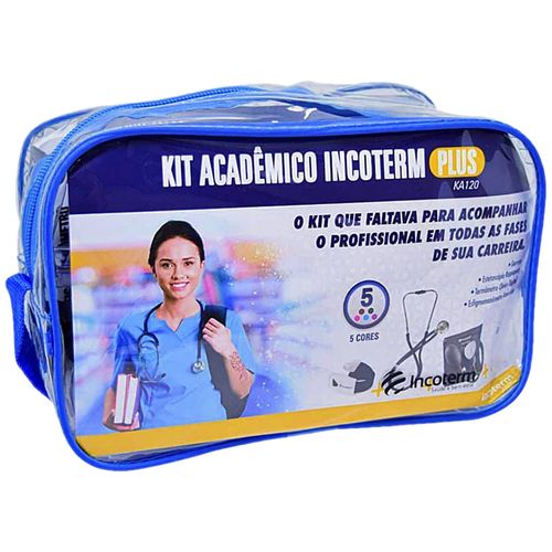 Kit Acadêmico Plus Incoterm KA120 - Azul Kit Acadêmico Plus Incoterm KA120 - Azul