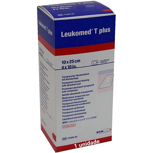 Curativo Filme Transparente Leukomed T Plus 72382-00003-04 10x25cm - unidade Curativo Filme Transparente Leukomed T Plus 72382-00003-04 10x25cm - unidade