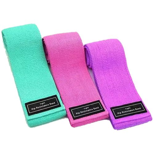 Kit 3 Faixas Elásticas de Exercicios Hip Resistance Bands Kit 3 Faixas Elásticas de Exercicios Hip Resistance Bands