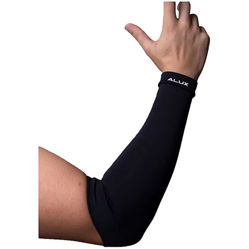 Manguito para Antibraço com Proteção Solar Alux Curto Cor Preta Tam GG - par Manguito para Antibraço com Proteção Solar Alux Curto Cor Preta Tam GG - par